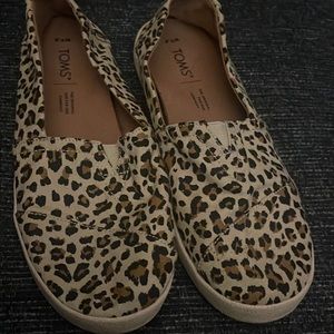 Tim’s Leopard print slip on sneakers